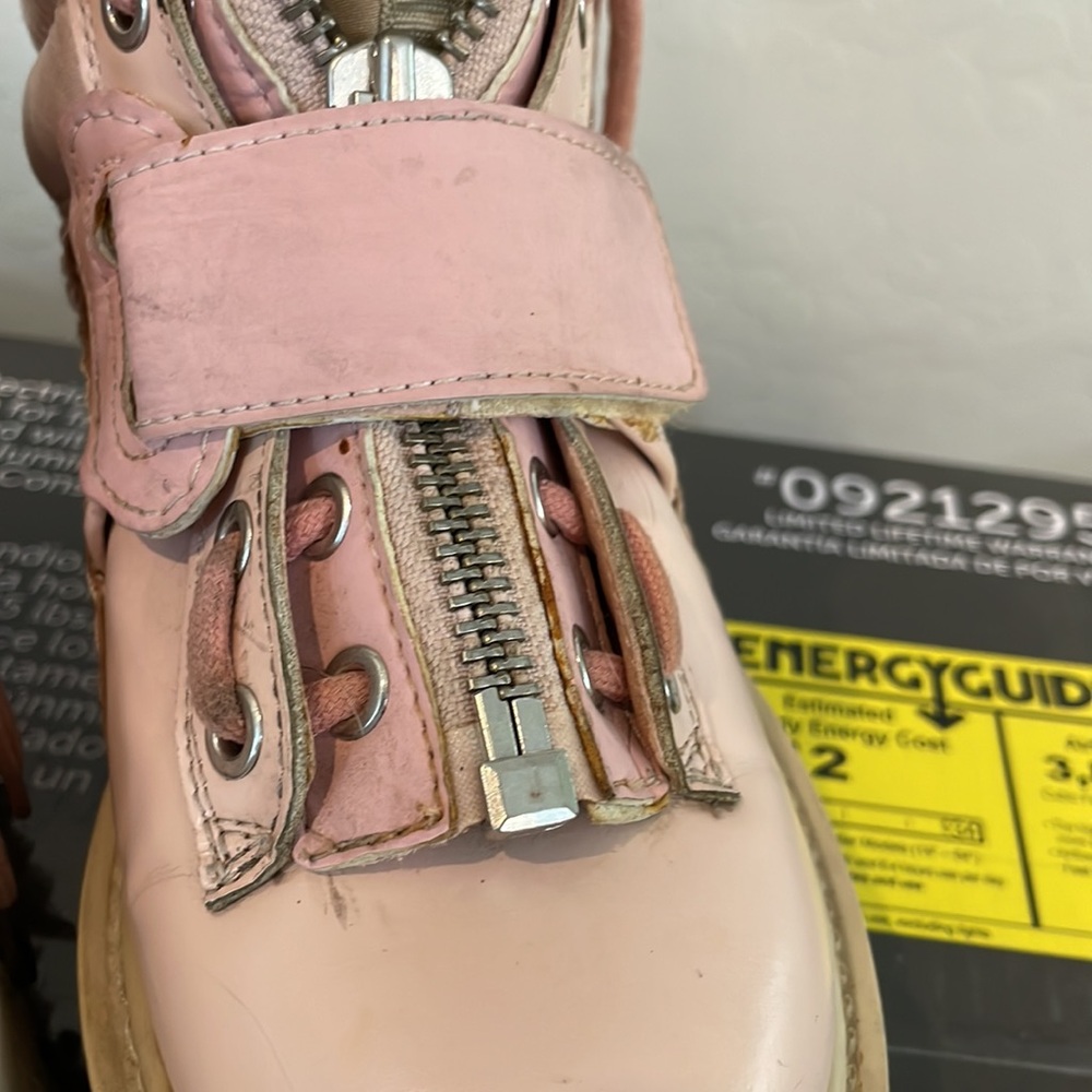 PUMA FENTY baby pink platform boots - Picture 7 of 10
